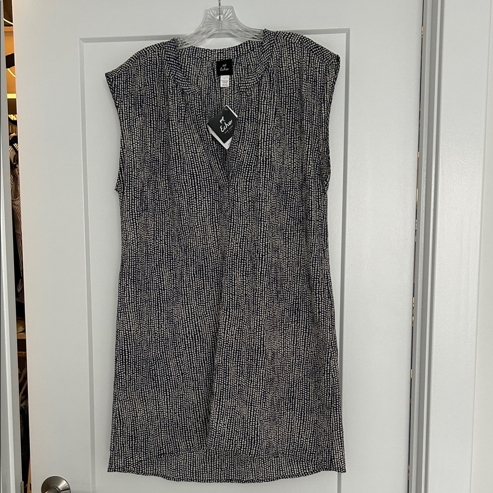 Echo Navy Textured Dress